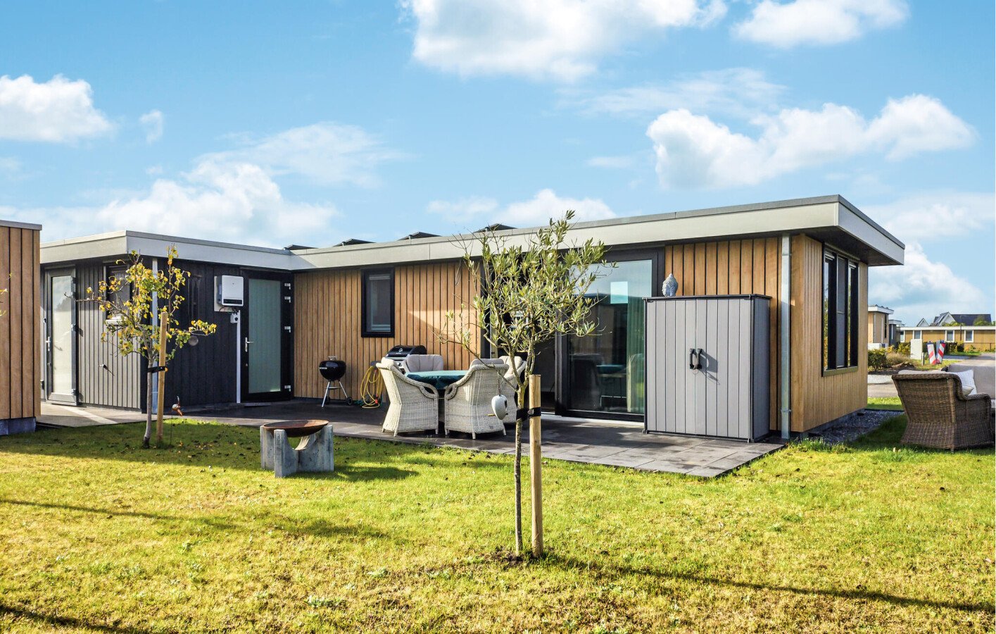 Ferienhaus 1 Schlafzimmer, mit Garten