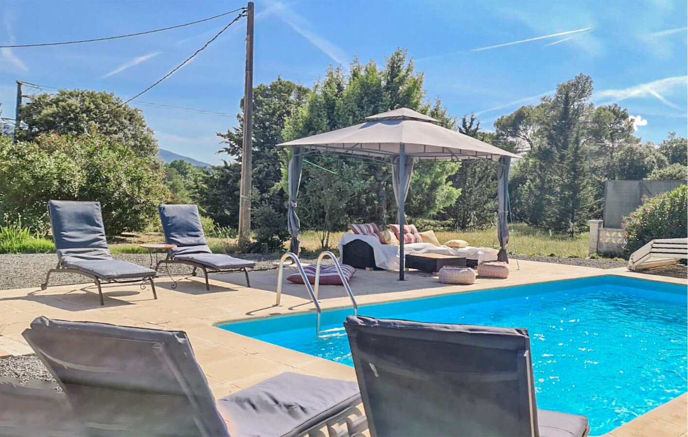 Maison de campagne confortable, 1 chambre, avec piscine