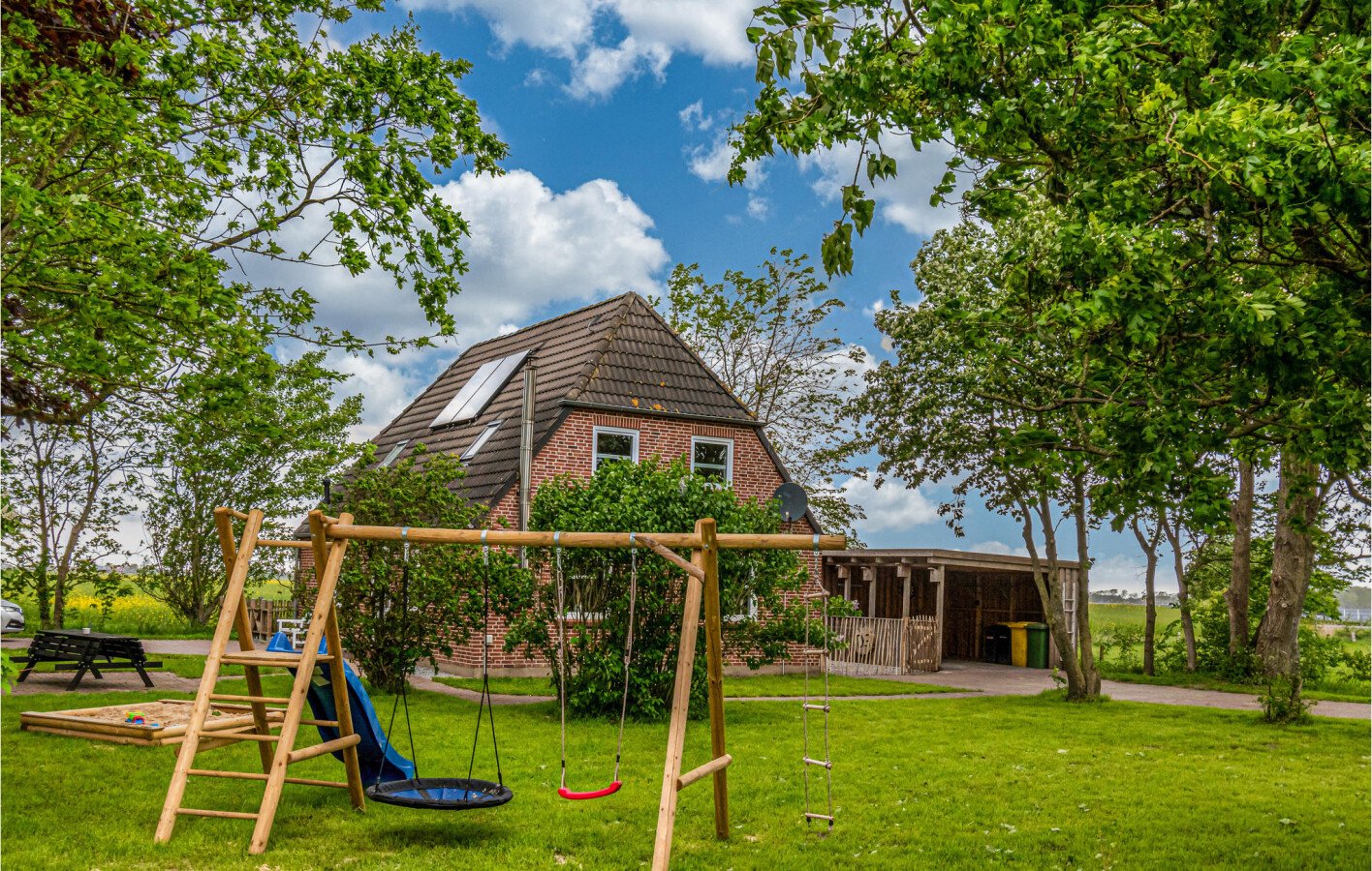 Ferienhaus 4 Schlafzimmer, mit Garten
