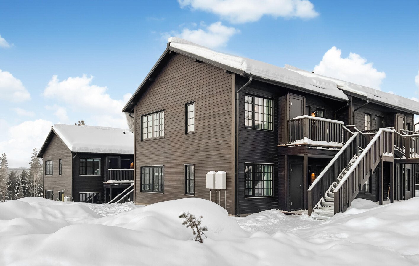 Appartement moderne, 2 chambres, avec sauna