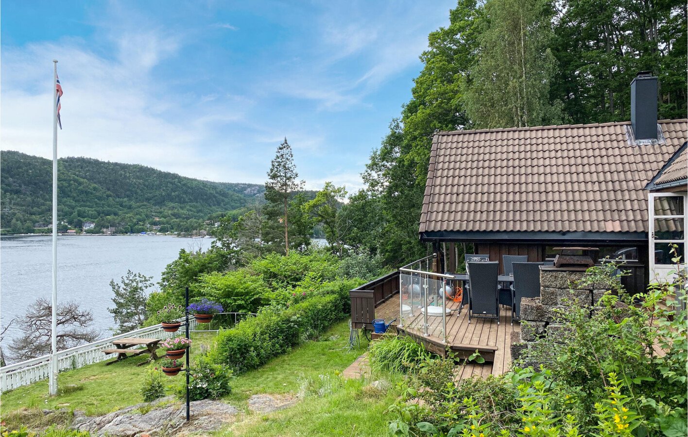 Maison de campagne confortable, 4 chambres, avec vue sur mer