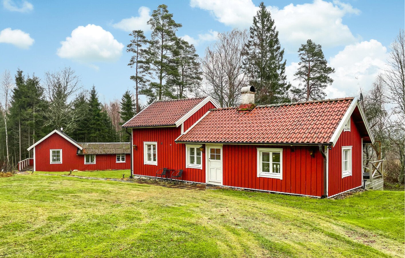 Maison de campagne moderne, 2 chambres, avec climatisation