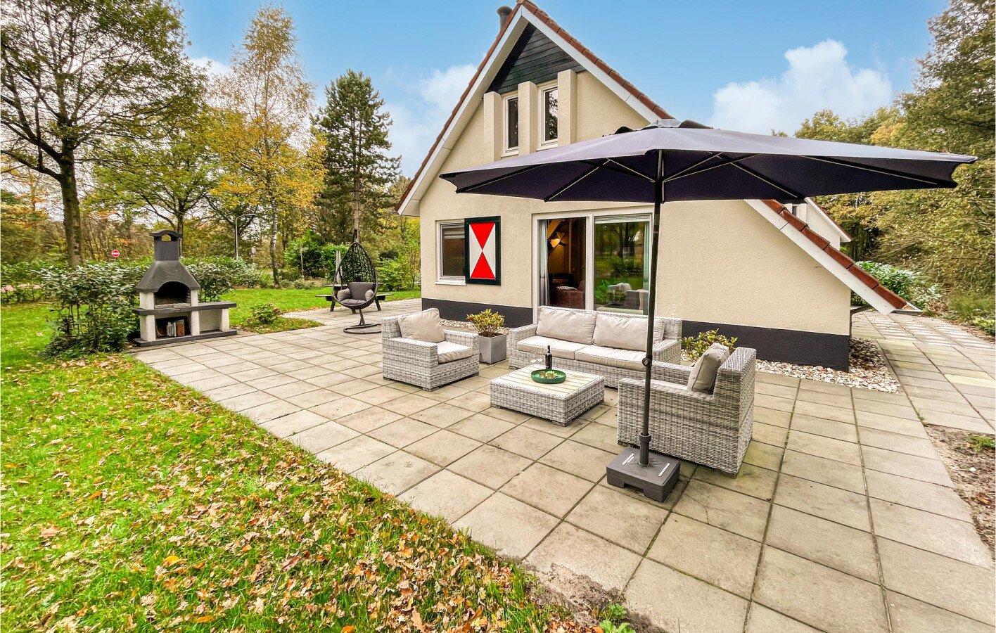 Maison de campagne moderne, 2 chambres, avec piscine