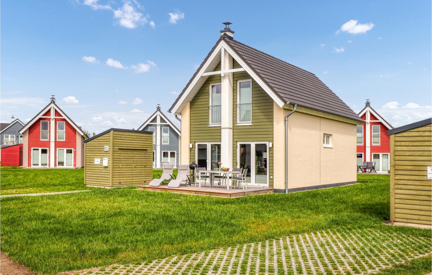 Ferienhaus 2 Schlafzimmer, mit Meerblick