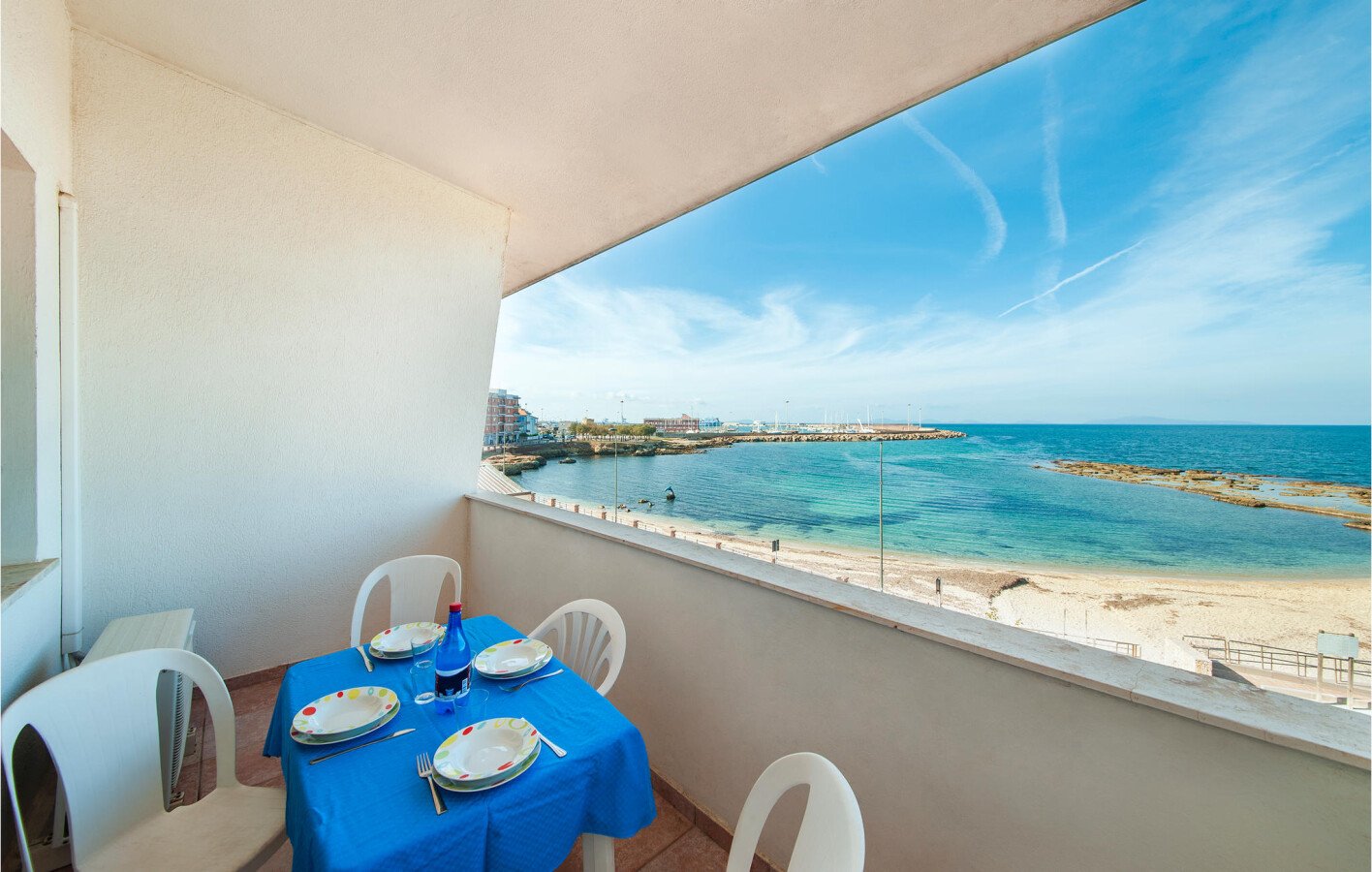 Appartamento 1 camera, con vista mare