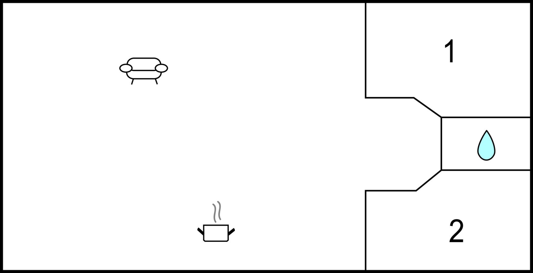 Casa 2 camere, con piscina