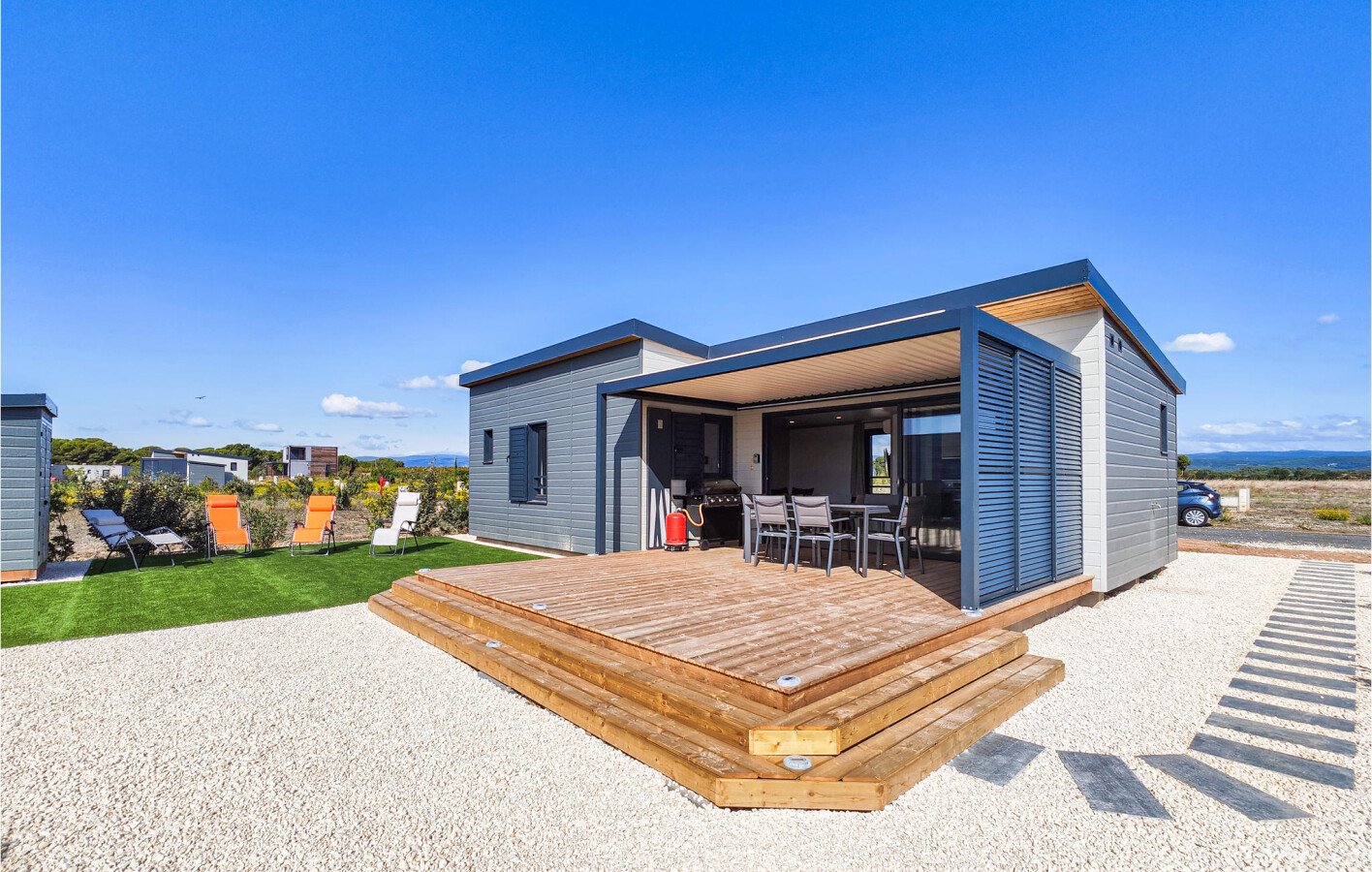Maison de campagne confortable, 3 chambres, avec vue sur mer