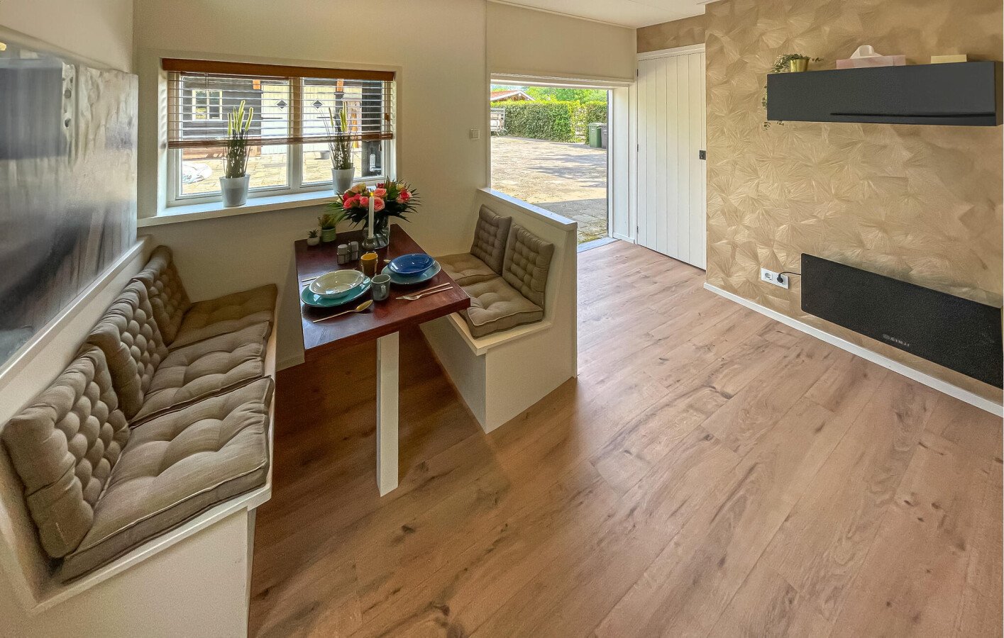 Ferienhaus 1 Schlafzimmer, mit Garten