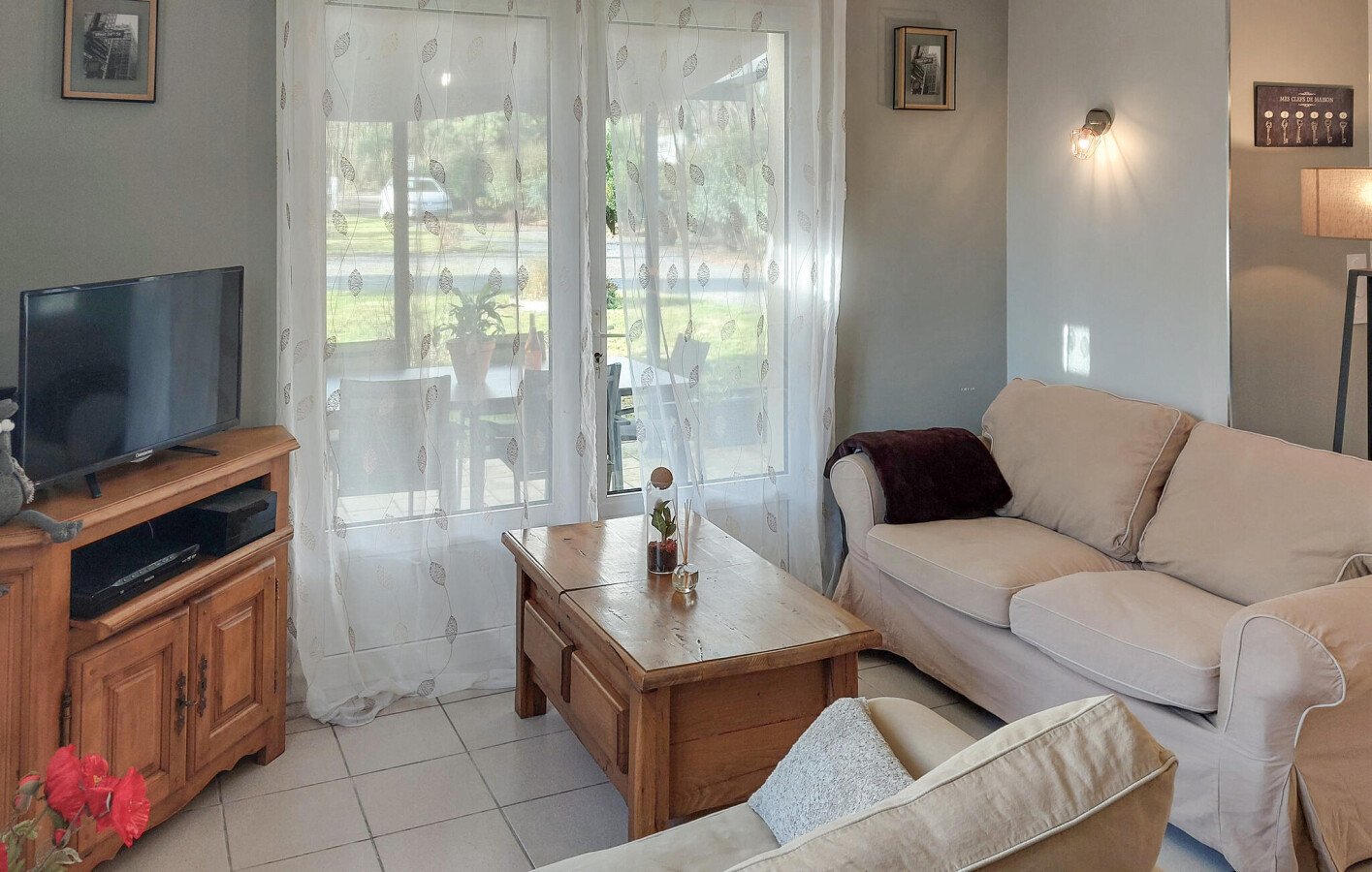 Maison de campagne moderne, 3 chambres, avec jardin