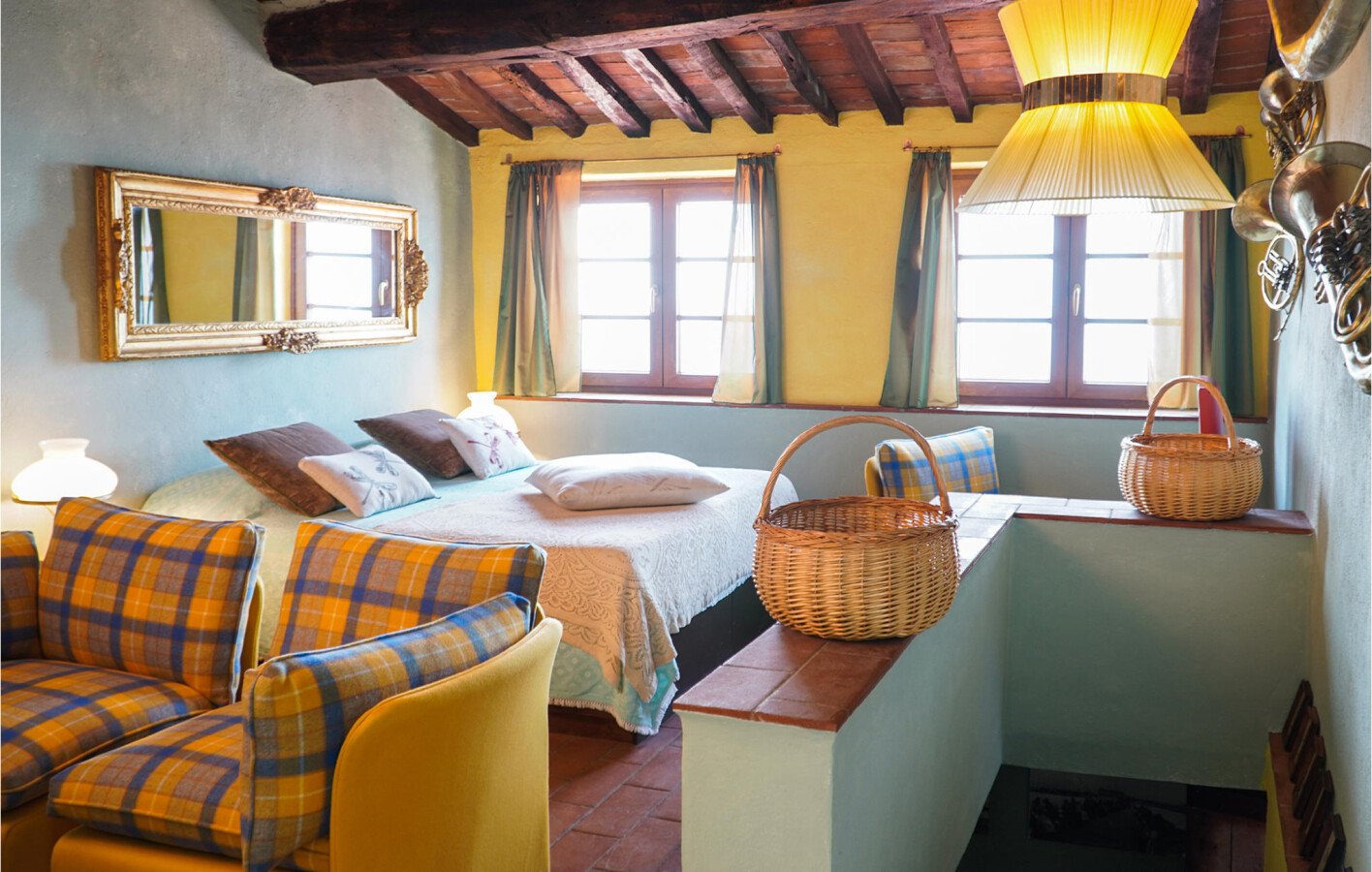 Casa 1 camera, con vista mare