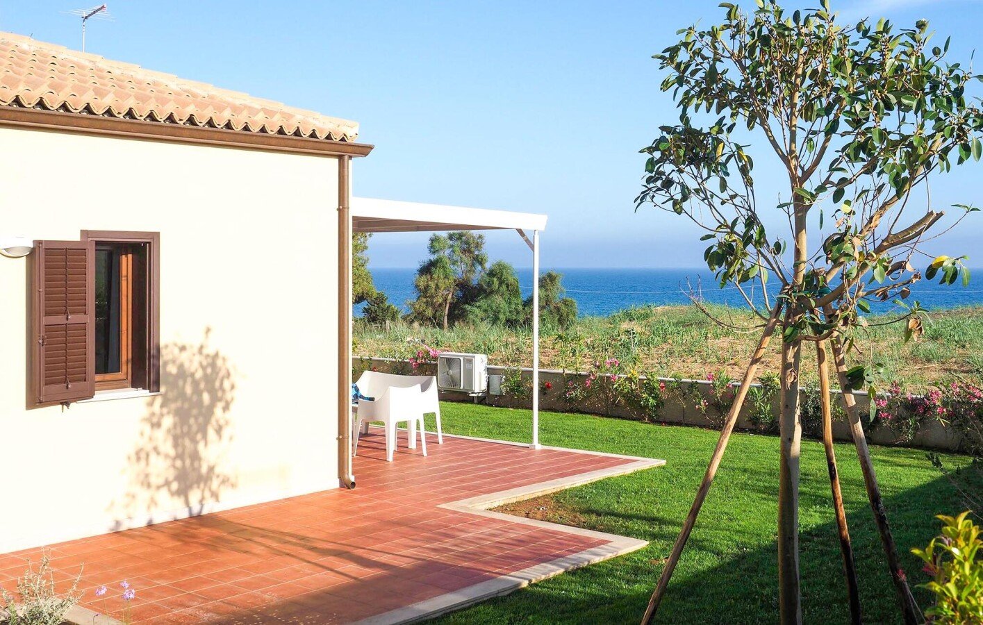 Casa 2 camere, con vista mare