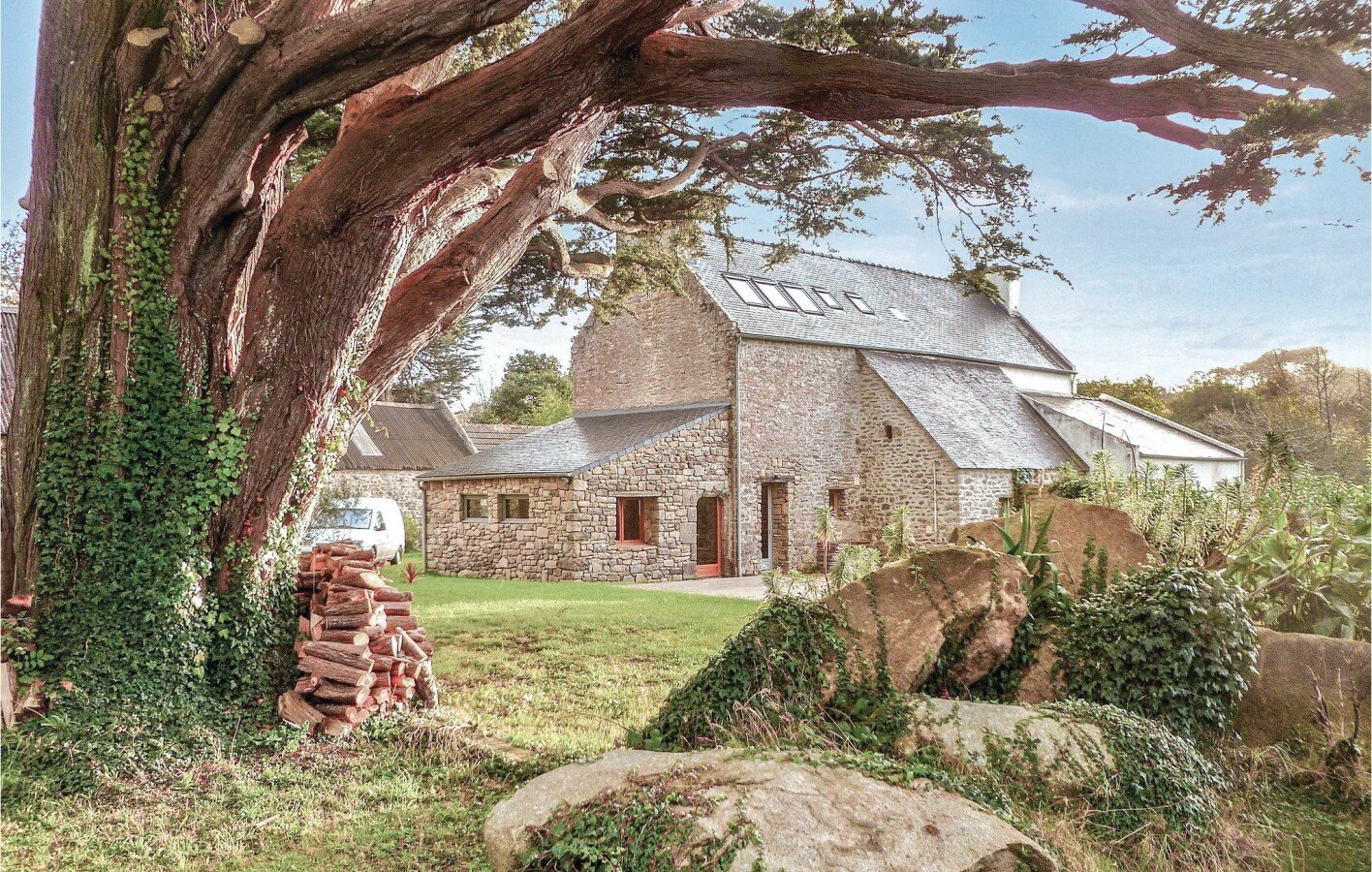 Grange 3 chambres, avec jardin