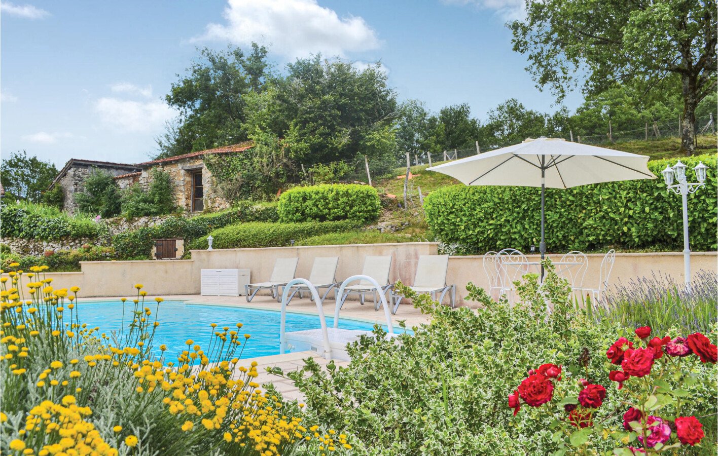 Maison chic, 1 chambre, avec piscine