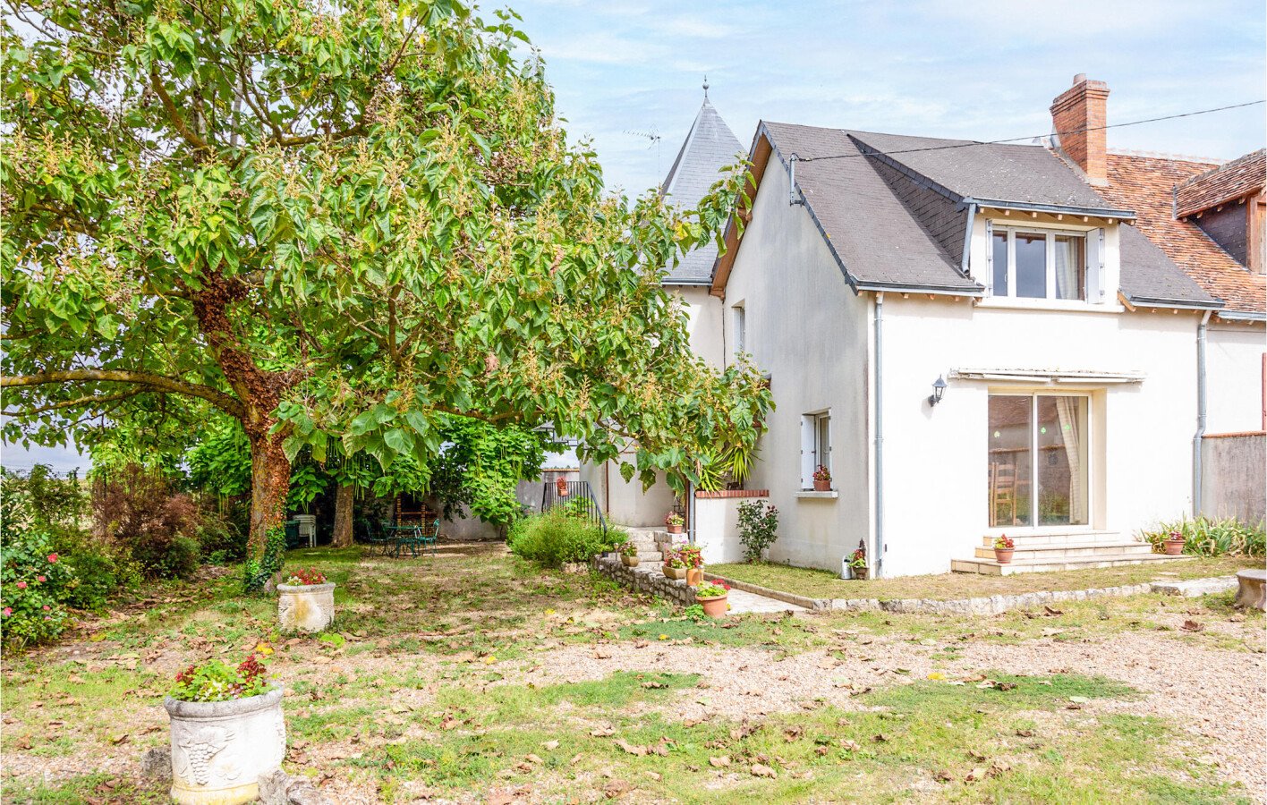 Maison de campagne romantique, 2 chambres, avec jardin