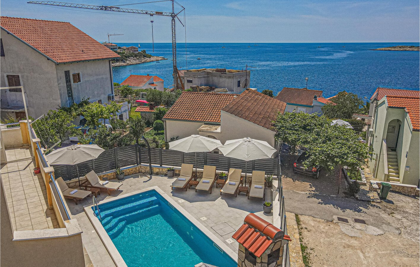 Ferienhaus 4 Schlafzimmer, mit Meerblick