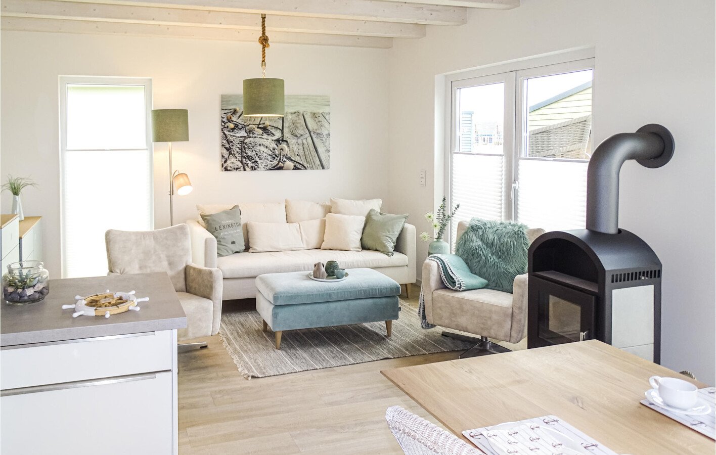 Ferienhaus 3 Schlafzimmer, mit Meerblick