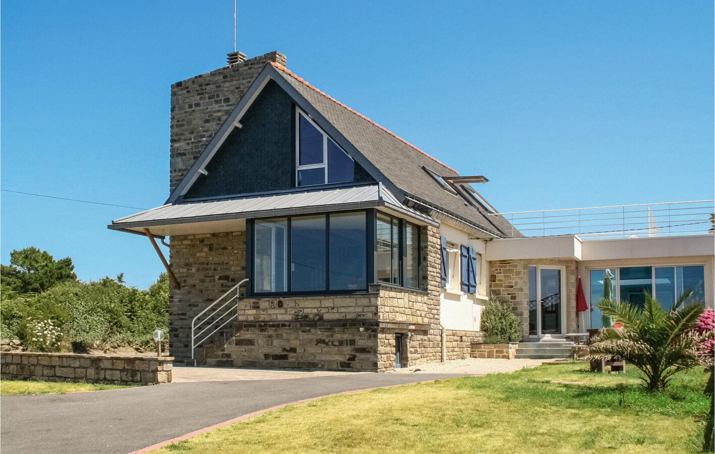 Maison de campagne moderne, 4 chambres, avec vue sur mer