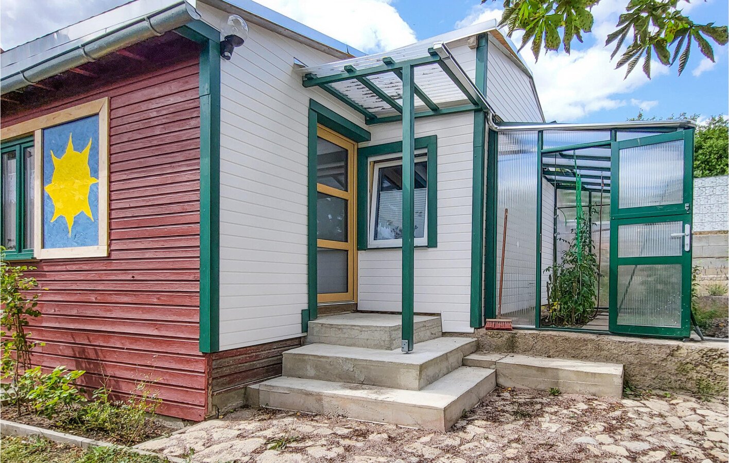 Ferienhaus 1 Schlafzimmer, mit Garten