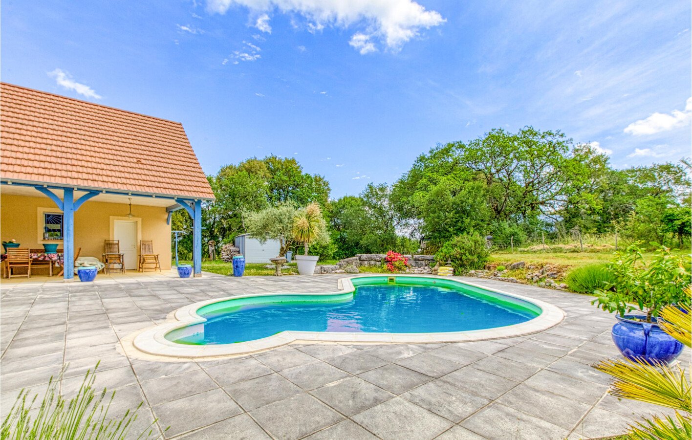 Maison de campagne 3 chambres, avec piscine