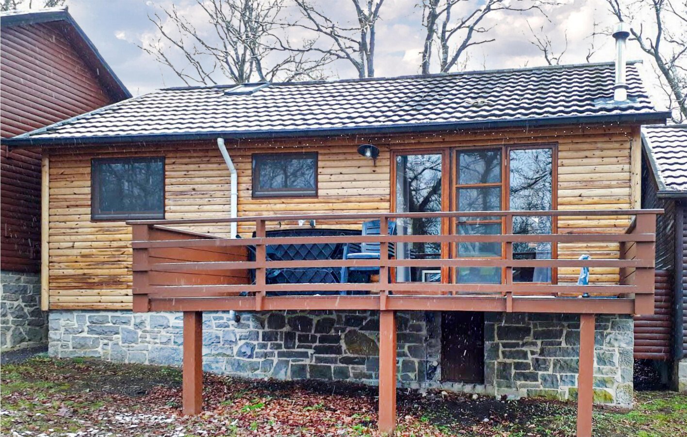 Maison moderne, 3 chambres, avec cheminée