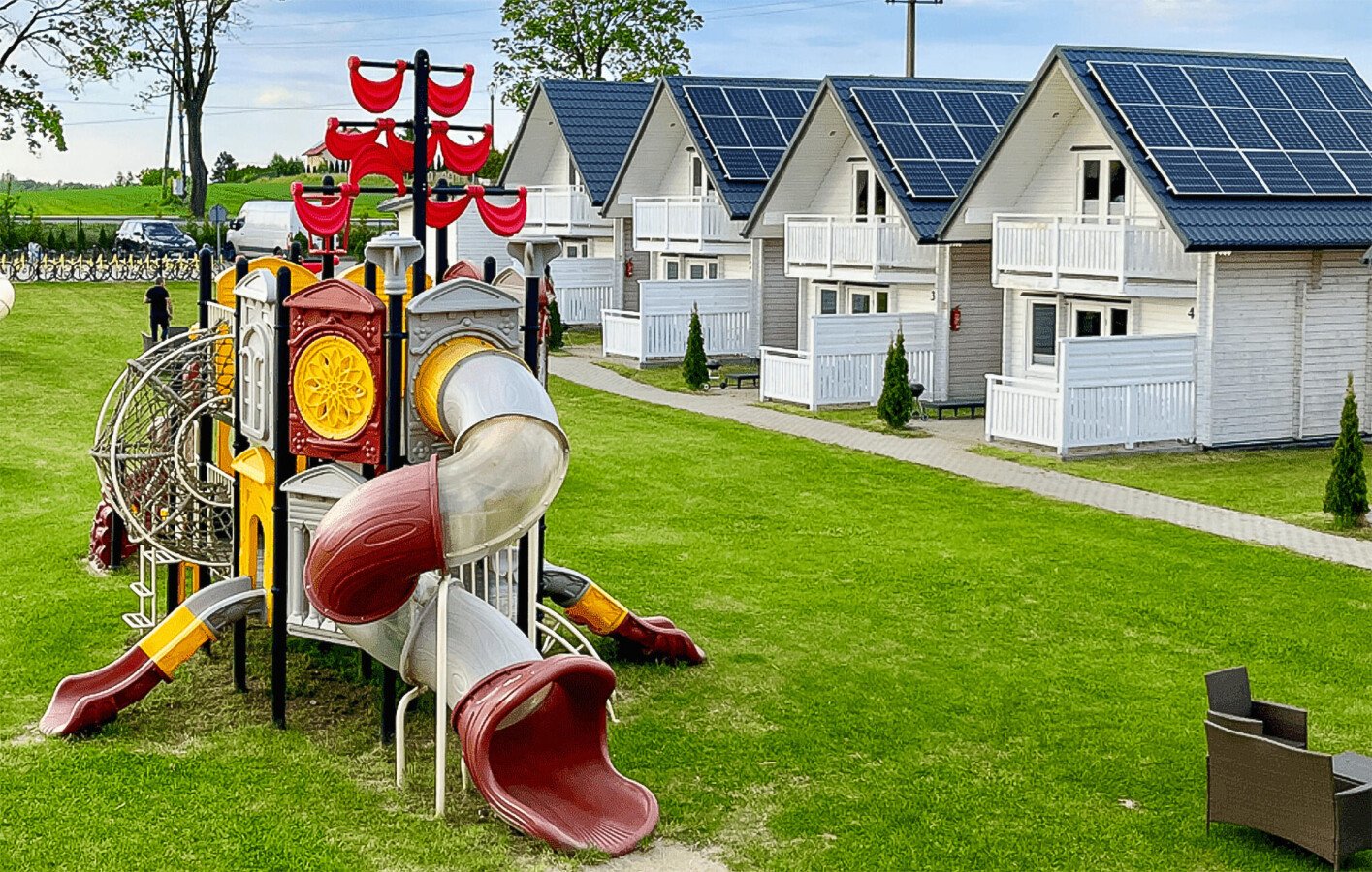 Casa 1 quarto, com jardim