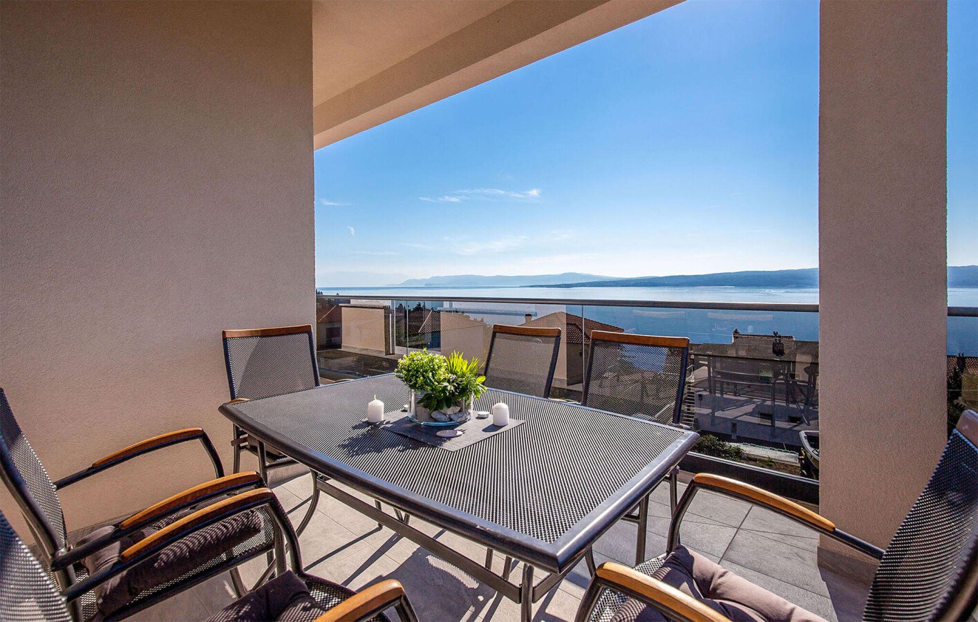 Appartement 3 chambres, avec vue sur mer