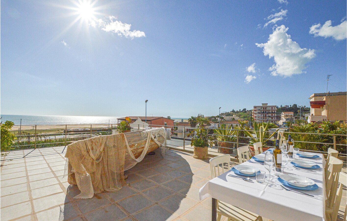 Appartamento 3 camere, con vista mare
