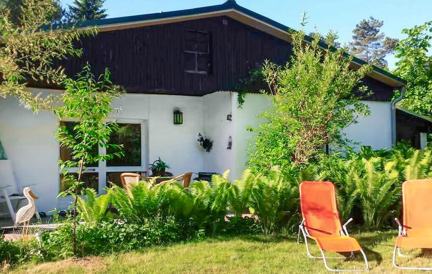 Maison de campagne moderne, 1 chambre, avec jardin