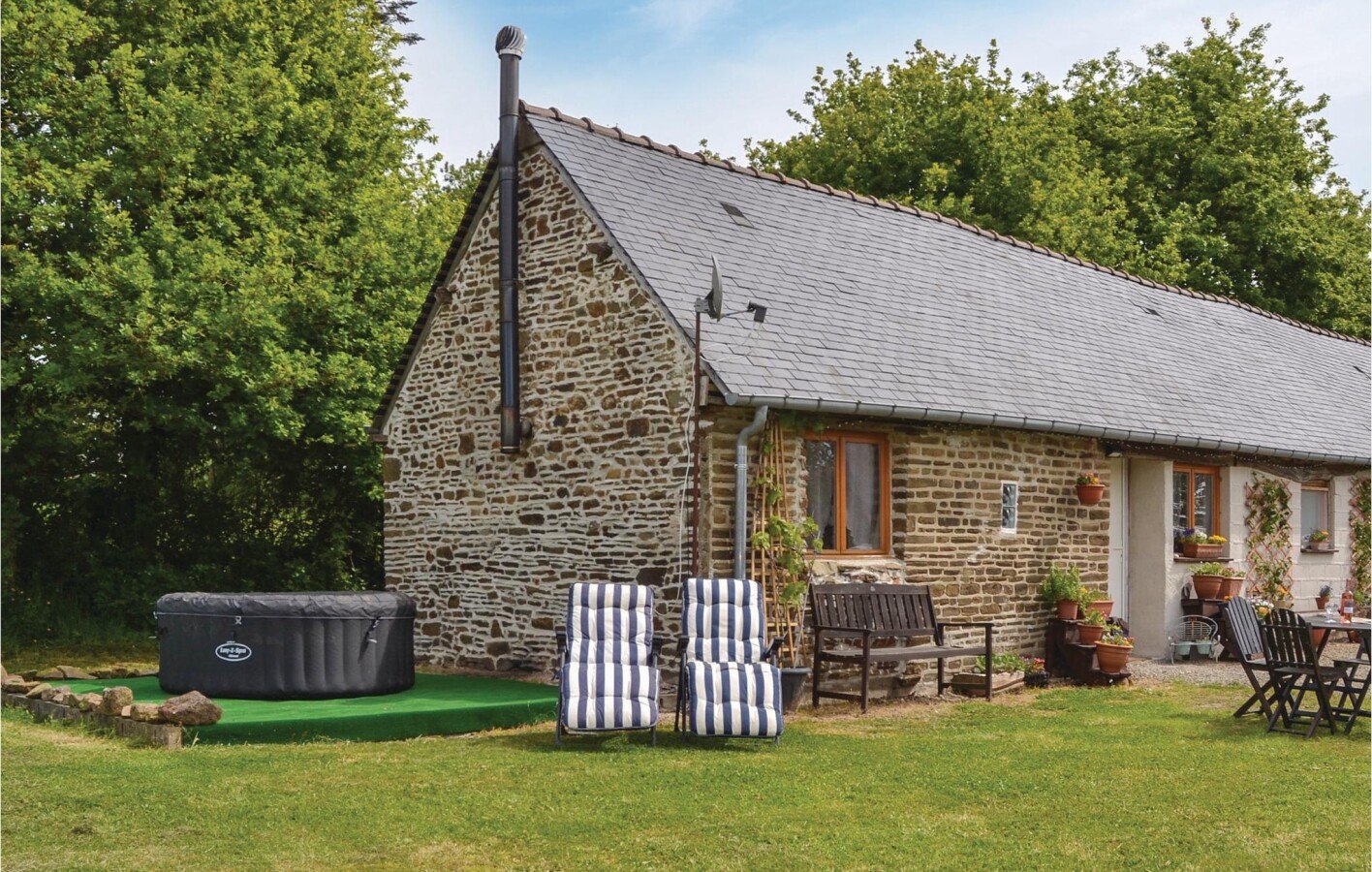 Maison romantique, 1 chambre, avec cheminée