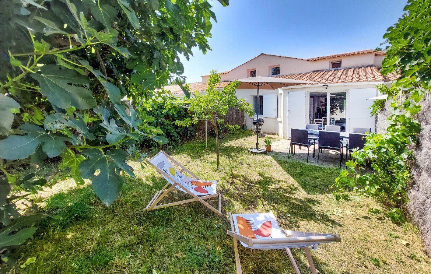 Maison de campagne confortable, 3 chambres, avec vue sur mer
