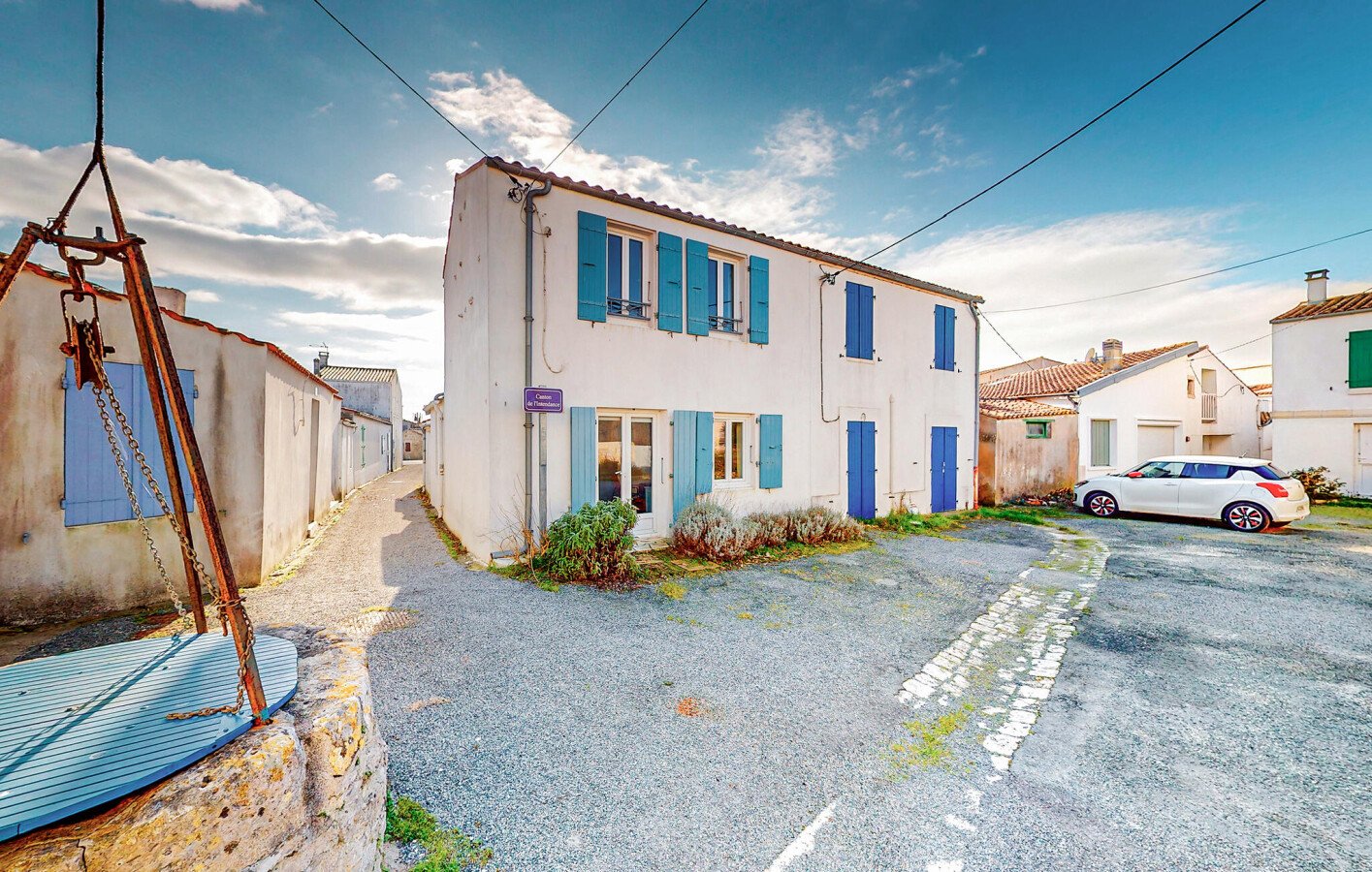 Maison de campagne moderne, 3 chambres, avec jardin