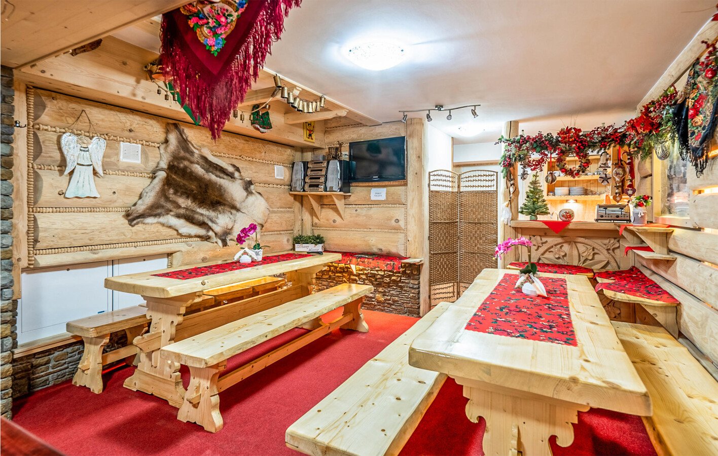 Apartment 3 guests, with fireplace