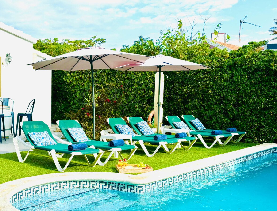 Villa 3 habitaciones, con jardín