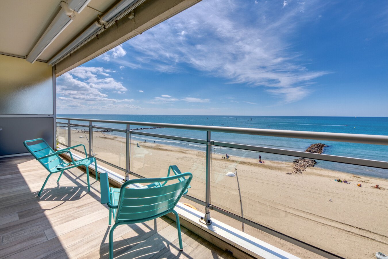 Appartement 2 chambres, avec vue sur mer