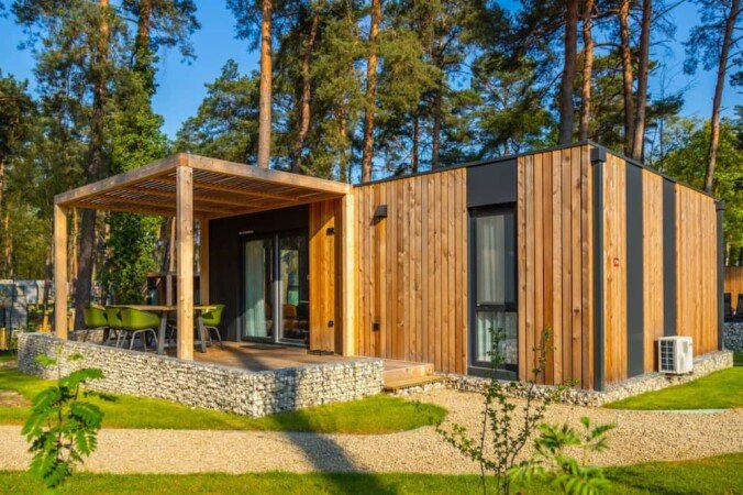 Chalet moderne 2 chambres, avec jardin