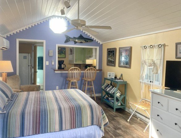 Ferienhaus 1 Schlafzimmer, mit Garten