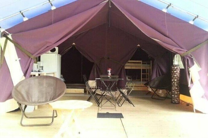 Mobil home 2 chambres, avec parking