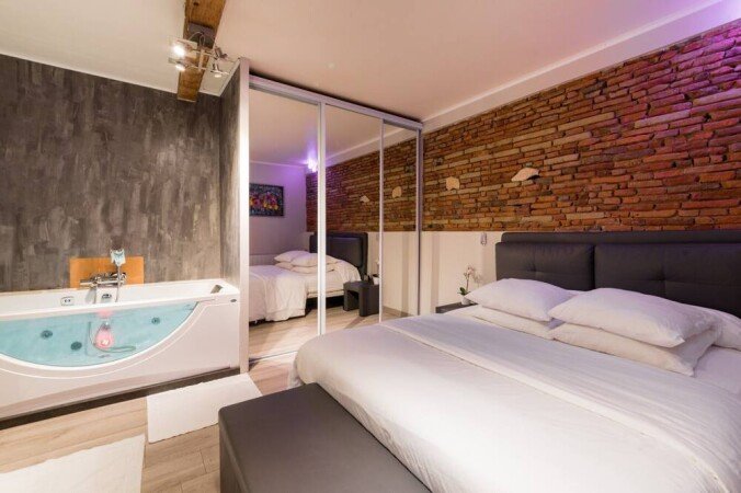 Studio cozy, 1 chambre, avec jacuzzi
