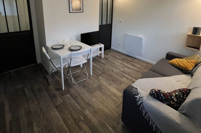 T2 cozy, 1 chambre, avec jardin