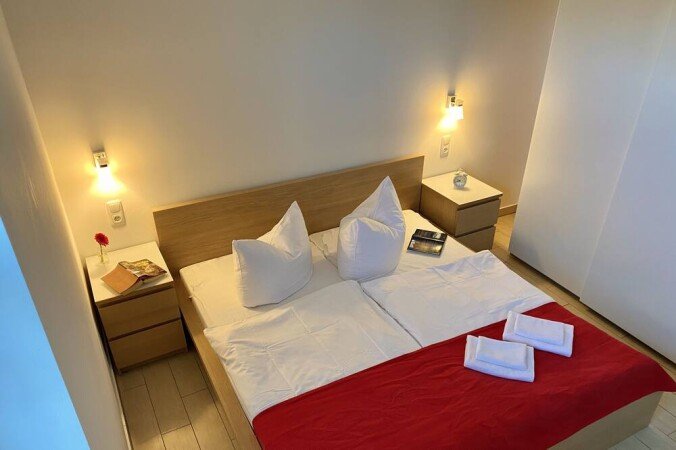 Wohnung 2 Schlafzimmer, mit Garten