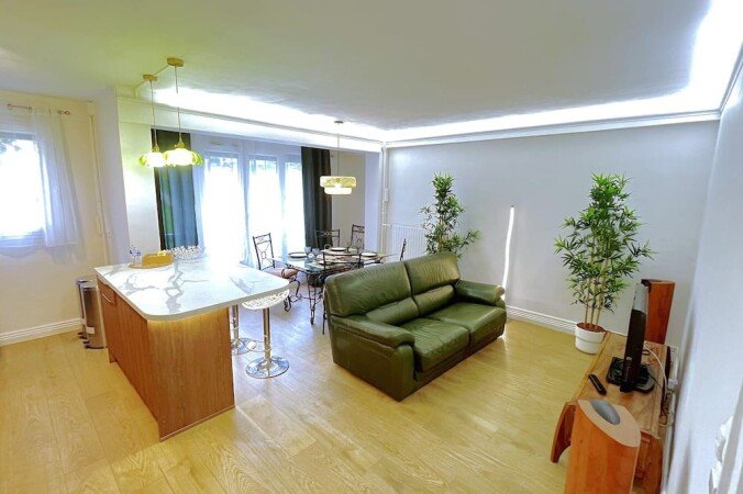 Appartement cozy, 2 chambres, avec wifi