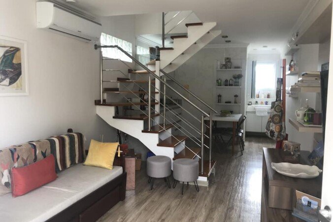 Casa 2 quartos, com jardim