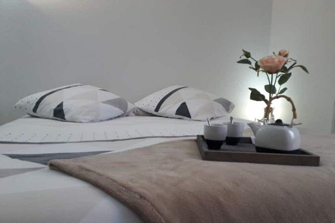 Appartement cozy, 2 chambres, avec jacuzzi