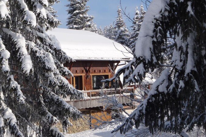 Chalet chic, 5 chambres, avec piscine