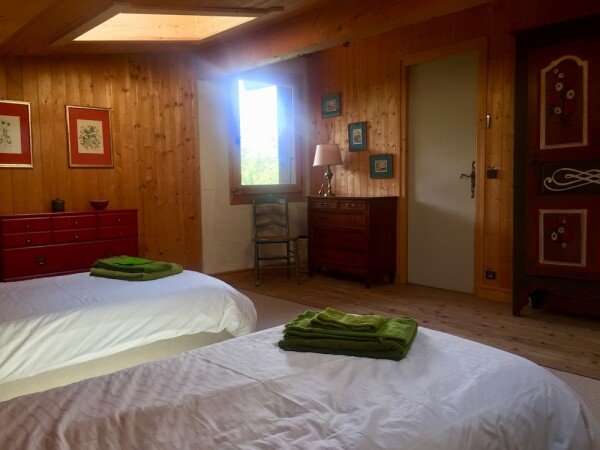 Chalet traditionnel, 6 chambres, avec salle de sport