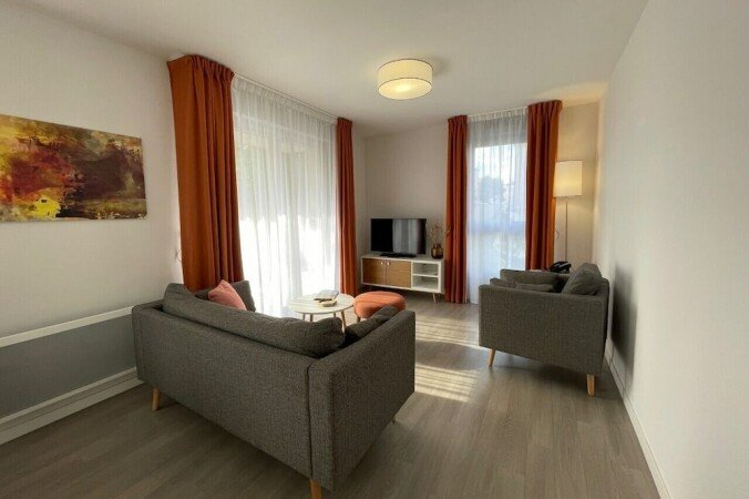 T3 1 chambre, avec salle de sport