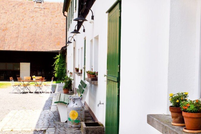 Wohnung 2 Schlafzimmer, mit Garten