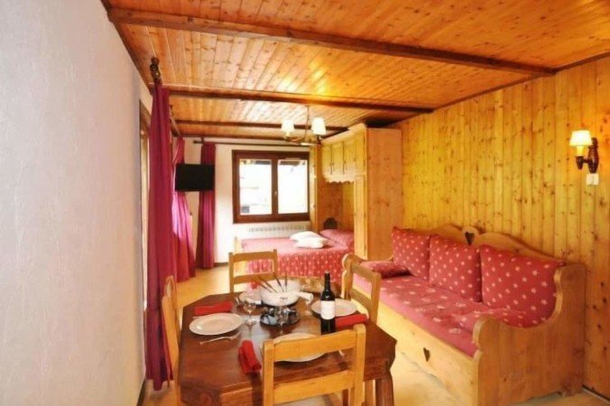 Studio 1 chambre, avec cheminée