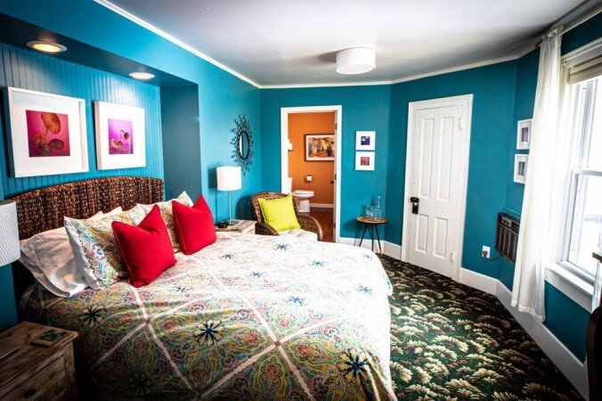 Bed and breakfast 1 bedroom, with air conditioning