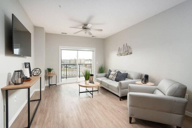 Apartment 1 bedroom, with gym